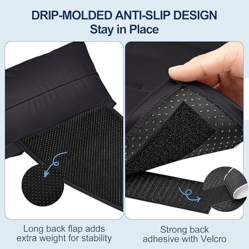 Recliner Pillow, Adjustable Neck & Head Support Pillow - color: Black
