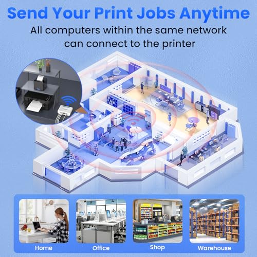 Wireless Print Server to Share 3 USB Printers Over Local Network - size: 3 USB Port