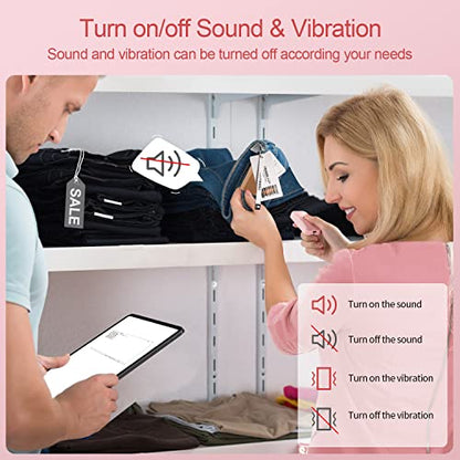 Eyoyo Portable Mini 1D Bluetooth Barcode Scanner Wireless, Pink | 3-in-1 Bluetooth&USB Wired&2.4G Wireless, UPC Bar Code Reader Scanning, Work with Windows, Android, iOS, Tablets or Computers - color: Pink