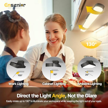 Ensenior 4W Motion Sensor Rechargeable Light Bar, Closet Lights, 2P - size: 2 Pack