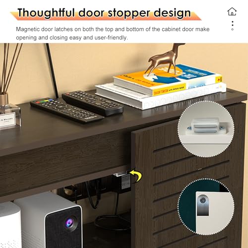 WiFi Router Storage Cabinet, Multi-Functional Box, Floor Standing Modem,Power Strip Cable Management Hider Organizer for Living Room, Office, Bedroom - size: 60*30*70cm/23.6*11.8*27.6in
