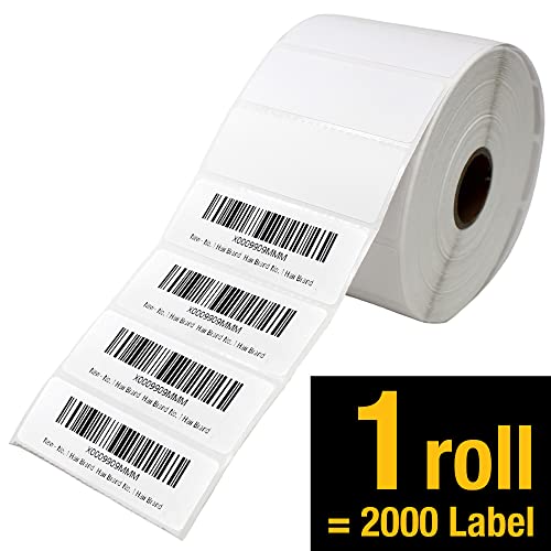 2 5/8" X 1” Direct Thermal Labels 2000 Per Roll Perforated | Quality 2 5/8" x 1” direct thermal labels 2000, designed for everyday use. - size: 2 5/8" X 1" 1 Roll