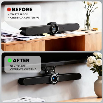 Mounting Bar for TV Mount,TV Mount for Logitech Video Conferencing System,Mounting Bracket Compatible with Logitech Rally Series(Bar, Bar Mini, Bar Huddle) & Rally Camera (Part Number: 952-000041),New