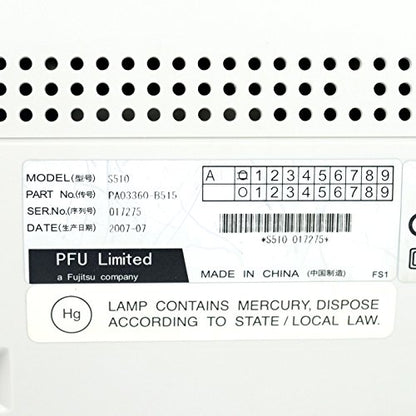 Fujitsu ScanSnap S510 Sheet-fed Scanner (Renewed)