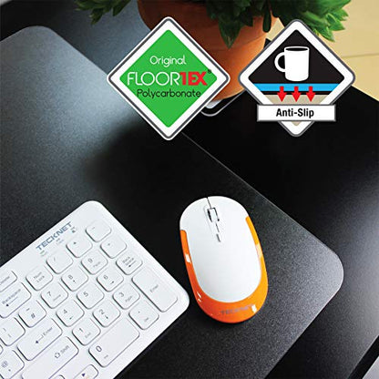 Desktex Polycarbonate Anti-Slip Desk Pad Protection Mat 20" x 36" - size: 36" x 20"