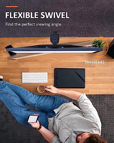 Suptek Single Monitor Mount, Adjustable Monitor Arm Desk Mount Stand for 1 / One Screen up to 32 inch Screen(MD9401) - size: Single Monitor Mount, style: Desk clamp