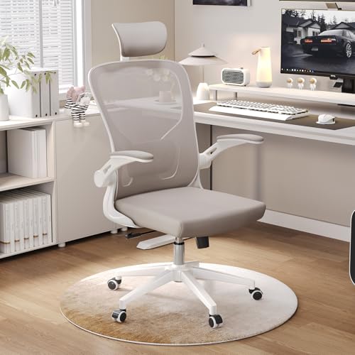 Ergonomic Office Desk Chair High Back Mesh Computer Chair (06Khaki, Chair) - color: 06khaki