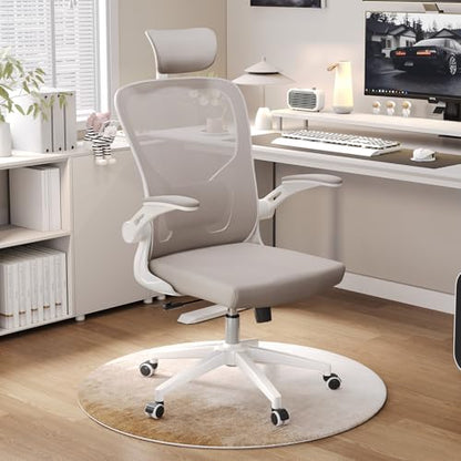 Ergonomic Office Desk Chair High Back Mesh Computer Chair (06Khaki, Chair) - color: 06khaki