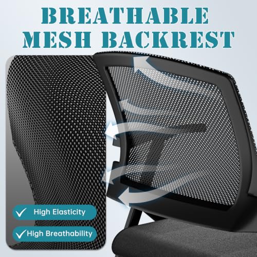 Stackable Foldable Office Chairs with Armrests, Portable Conference Meeting Guest Training Room Chairs for Guest Reception Home Office Training Classroom Chair,Black,10