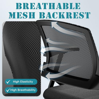 Stackable Foldable Office Chairs with Armrests, Portable Conference Meeting Guest Training Room Chairs for Guest Reception Home Office Training Classroom Chair,Black,10