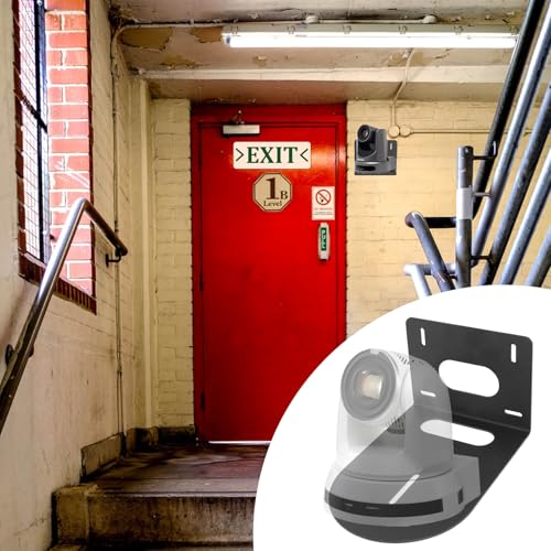 Camera Mounting Bracket Compatible with | HuddleCam| Small Universal Camera Wall Mount Bracket with Black Color