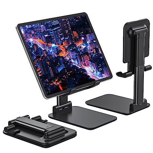 Anozer Tablet Stand Foldable & Adjustable,Portable Monitor Stand | Fit for iPad Holder Stand Compatible with iPad Pro 11, 12.9/for iPad 10.9; Surface Pro; Portable Monitor 4.7-15.6"