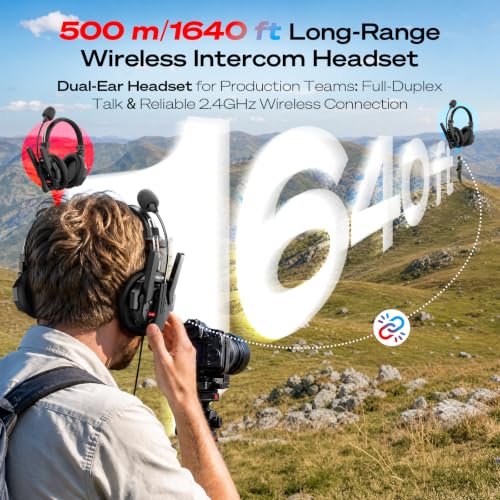 SYNCO XTALK XMAX3 Wireless Intercom Headset System AI Noise 1640ft with BT - color: 3-set, size: Xtalk Xmax