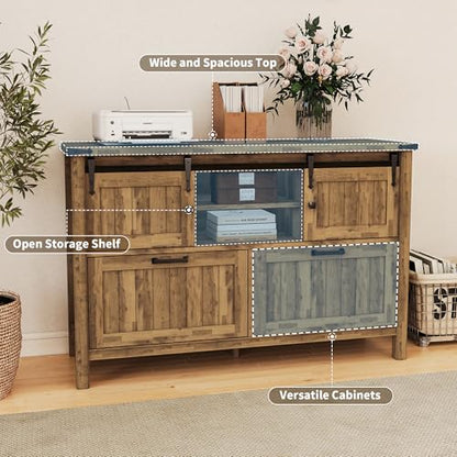 Farmhouse File Cabinet with Built-in Outlets, Rustic Brown | Filling Cabinet Printer Stand with 2 Large Drawers for Legal/ A4 /Letter Size, Home Office, Living Room, Entry Cabinet - color: Nature