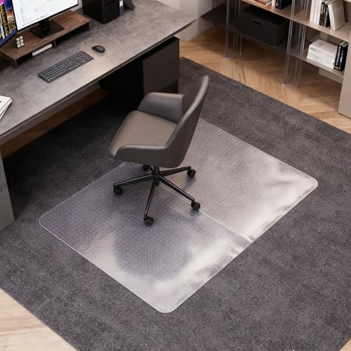 Winado Anti-Slip 36 x 48 in Foldable Office Chair Mat for Low Pile Carpet - size: 36" x 48" for Carpet - Foldable