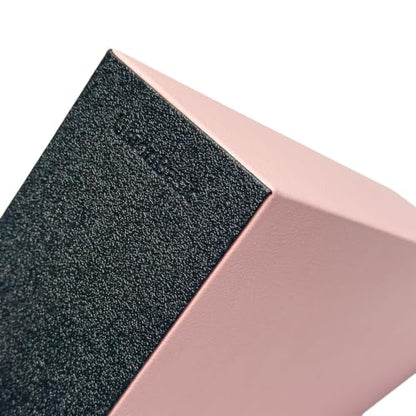 UnionBasic Magazine File Holder - Office Leatherette Desktop Document File Folder Journals Organizer Racks, Lychee Pearl Blush - color: Lychee Pearl Blush