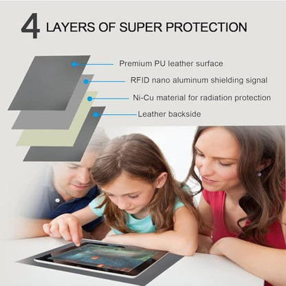 EMF Blocker Lap, Radiation Blocking Computer Pad, Protect Our Body from EMF, Radiation, Fits Laptops, Notebooks, Tablets Anti-Radiation Laptop Computer Pad (Gray, 12 * 16 in)