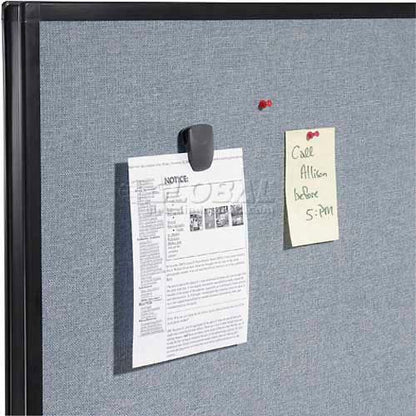 Global Industrial Freestanding Office Partition Panel, Blue, 36.25 Inch Width x 42 Inch Height, 1 Piece, for Office Design and Workplace Productivity