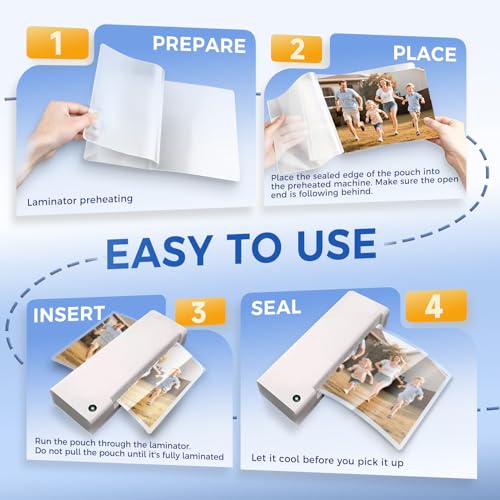 3.5Mil Thermal Laminating Pouches 8.5 x 11 Inches 30Pack - size: 8.5"x11.5", style: 3.5Mil_30Pack