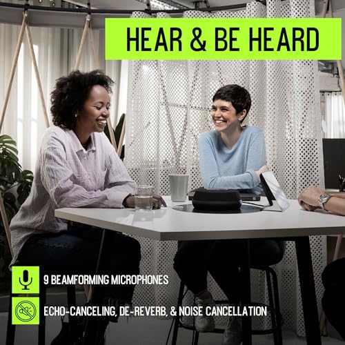 Shure Stem Table Array Speakerphone, 9 Built-in Microphones, Enhanced Audio, Echo Cancellation & Auto Gain Control, Quick & Easy Setup, PoE+, Compatible with Leading Video Conferencing Platforms