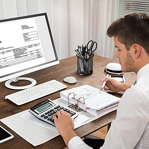 Amazon Basics Wire Mesh Pen Holder, Pencil Cup Desk Organizer for Stationery, Scissors, Office Caddy Storage, 3.7" x 3.3", Black - style: Wire Mesh Pen Cup