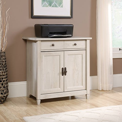 Sauder Edge Water Accent Storage Cabinet with Doors, Utility Cabinet, in Chalked Chestnut finish - color: Chalked Chestnut