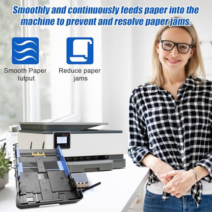 Paper Input Tray Replacement for HP OfficeJet Pro 8010 8015e 8018 8020 8025e 8028-250 Sheet Paper Capacity Replacement Paper Tray