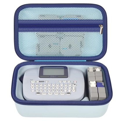 GWCASE Hard Case for Brother P-Touch PTM95 PT90 Handy Label Maker, Blue - color: Blue