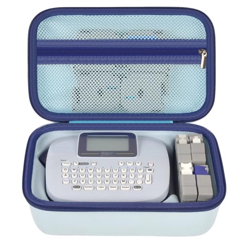 GWCASE Hard Case for Brother P-Touch PTM95 PT90 Handy Label Maker, Blue - color: Blue