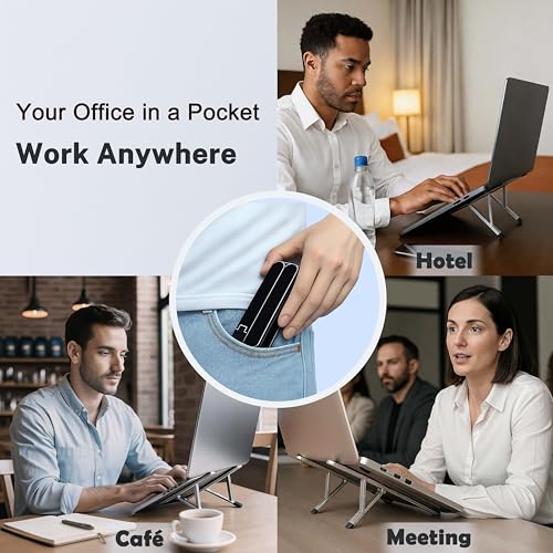 Foldable Laptop Stand, Portable Laptop Stand, Only 186g/0.4lb Laptop Riser