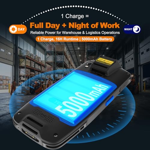 Farset F7-WiFi Android 14 Barcode Scanner Handheld Mobile Computer PDA