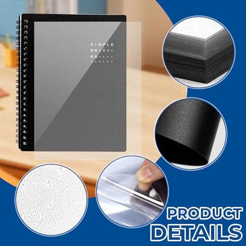 VOKOY 60 Pack 8.5x11 Inches Binding Covers and Backs Set, Letter Size Quality Un-Punched Report Covers, 30 Pcs 10mil Clear Binding Covers 30 Pcs 12mil Black Plastic Covers for Home Office - size: 60 Pack, style: 30 Pack Clear & 30 Pack Black