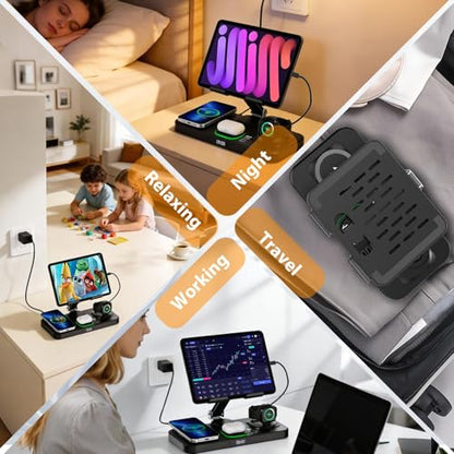 Wireless Charging Station for Apple Devices, Only for Apple Watch Charging - color: Black