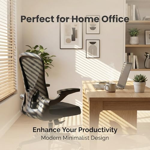 Monhey Ergonomic Office Chair, Adjustable Lumbar, Black - color: 09black