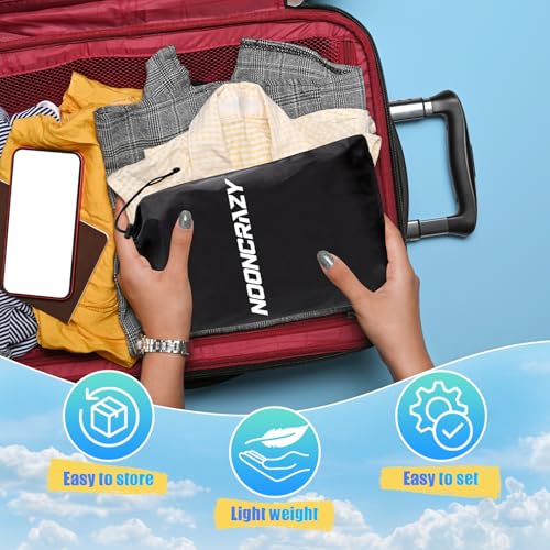 Airplane Foot Fammock, No Collapse Thickened Bamboo Plane Foot Rest Travel | Portable Airplane Foot Sling Wing with Thickened Foam & Carry Bag, Long-Flight Travel Essential Designed to Relax Your Feet - color: 1 Pc Blue