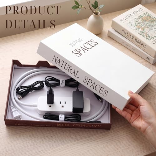 SiliFine Book Shape Cord Hider Box, Simple Brown - style: Simple Brown