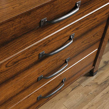 Sauder Carson Forge 2 Drawer Lateral File Cabinet, Rustic Vintage Style Filing Drawers, in Washington Cherry