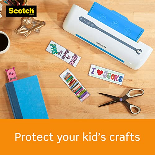 Scotch Thermal Laminating Pouches, 50 Pack Laminating Sheets, 3 Mil, 8.9 x 11.4 Inches, Education Supplies & Craft Supplies, for Use with Thermal Laminators, Letter Size Sheets - size: 50 Pack