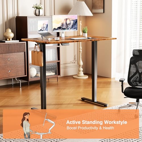 Sweetcrispy Electric Standing Desk, Computer Desk, 40x24 Inch