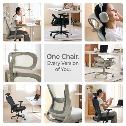 Tervo Model Y | Folding Office Chair for Small Spaces | Gaming Chair for Adults & Kids | Ergonomic Mesh Computer Chair | Foldable Desk Chair Home Work | - color: Midnight Black