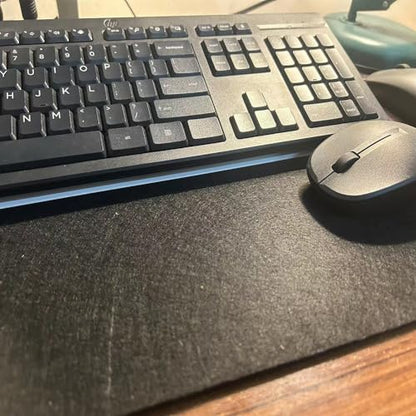 Large Felt Desk Pad Desk Protective Computer Pad Minimalistic Felt Anti-Slip Desk Mat for Keyboard and Mouse 35.43''X15.74''/90x40cm (Dark Gray)