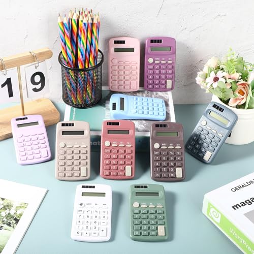 Flutesan 30 Pack Pocket Calculator,Multicolor - color: Multicolor