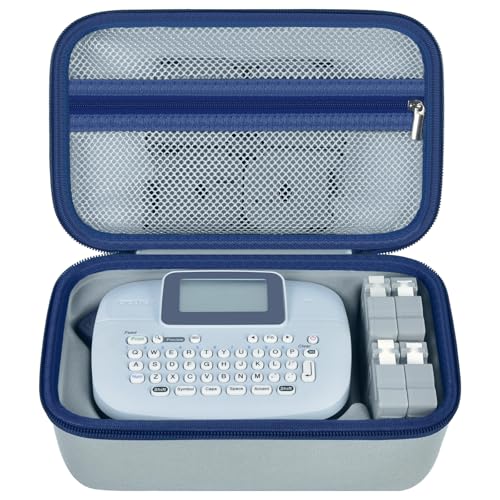 GWCASE Hard Case for Brother P-Touch PTM95 PT90 Handy Label Maker, Gray - color: Gray