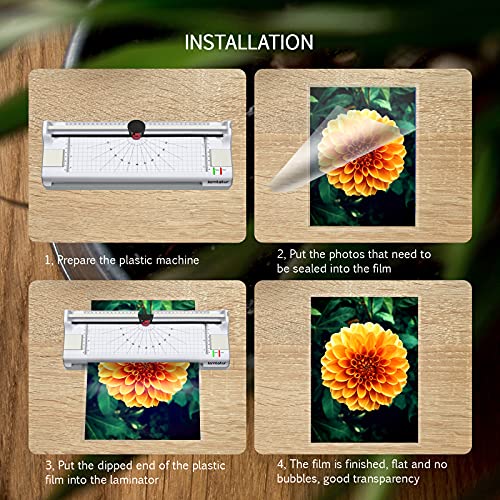 Lamtetur Thermal Laminating Pouches 9"x11.5" Inches 5mil 100Pcs Letter Size | Hold 8.5 x 11,Hot Laminate Films,Clear Laminator Papers,Lamination Sheets for certificates, signs,artwork, bank card, ID card - style: 5MIL-100sheets