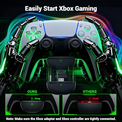 Wireless Gaming Headset for Xbox Series X|S, Xbox One, PC, PS5, PS4, Mac, Switch, 2.4 GHz Wireless & Bluetooth 5.4 Gaming Headphones with Noise Canceling Microphone, 50Hr Battery, 50mm Drivers-Black - color: Black
