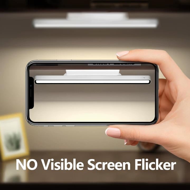 Desk Light Bar Under Desk Lights 16.5 in for Home Office, Shelf, Reading | Magnetic Rechargeable LED 3000K 4500K 6000K Color Temperature Battery Powered - color: White