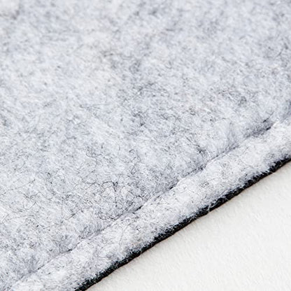 Premium Felt Desk Mat | Medium 12" x 36" | Multifunctional Desk Pad for Home Office | Light Gray - color: Light Gray, size: 12" x 36"