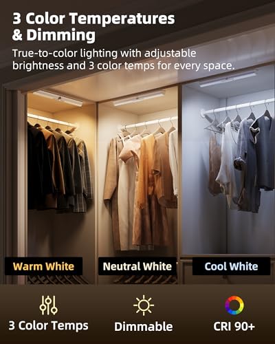 EZVALO 17-Inch Closet Lights, Motion Sensor Lights Indoor - size: 17inch