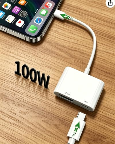 USBC to Hdmi Adapter Cable Hdmi to USB C iphone to Hdmi Adapter for Tv