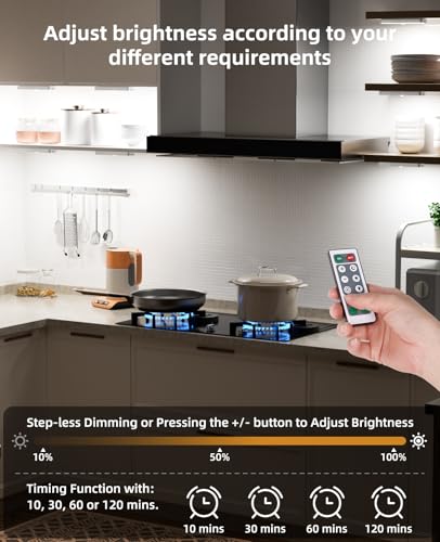 LED Closet Light with Charging Station, 5 Pcs Dimmer Rechargeable Motion Sensor Under Cabinet Lighting with Remote Control, Wireless Stick-Anywhere Night Safe Light Bar for Wardrobe,Kitchen